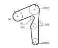 GATES Sada ozuben rozvodovho emene PowerGrip GT K035462XS, K035462XS