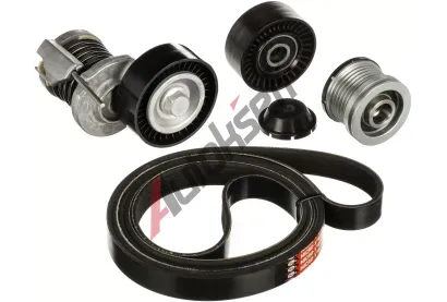 GATES Sada drkovch klnovch emen Micro-V UNIQUE FIT GT K046PK1550XS, K046PK1550XS