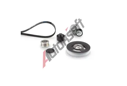 GATES Sada drkovch klnovch emen Micro-V Kit GT K346PK1708, K346PK1708