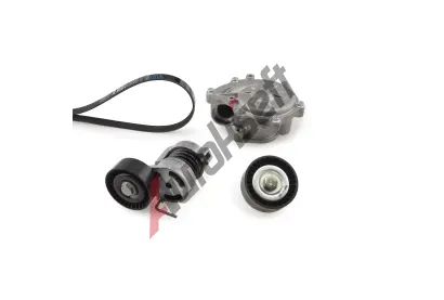 GATES Vodn pumpa klnovho drkovho emenu Micro-V Kit GT KP116PK1873, KP116PK1873