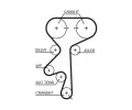 GATES Vodn pumpa + sada ozubenho emenu PowerGrip GT KP15369XS-1, KP15369XS-1