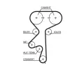 GATES Vodn pumpa - sada ozubenho emene PowerGrip GT KP15499XS-1, KP15499XS-1