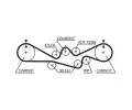 GATES Vodn pumpa - sada ozubenho emene PowerGrip GT KP15537XS-2, KP15537XS-2