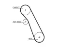GATES Vodn pumpa - sada ozubenho emene PowerGrip GT KP15541XS, KP15541XS