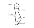 GATES Vodn pumpa - sada ozubenho emene PowerGrip GT KP15579XS-1, KP15579XS-1