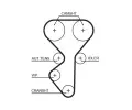 GATES Vodn pumpa - sada ozubenho emene PowerGrip GT KP15631XS-1, KP15631XS-1