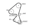 GATES Vodn pumpa - sada ozubenho emene PowerGrip GT KP15657XS, KP15657XS