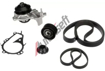 GATES Vodn pumpa klnovho drkovho emenu Micro-V Kit GT KP16PK848SF, KP16PK848SF