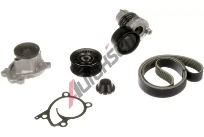 GATES Vodn pumpa klnovho drkovho emenu Micro-V Kit GT KP17PK1570, KP17PK1570