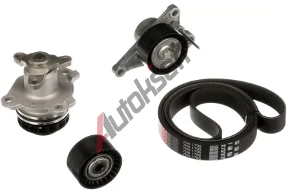 GATES Vodn pumpa klnovho drkovho emenu Micro-V Kit GT KP17PK1705, KP17PK1705