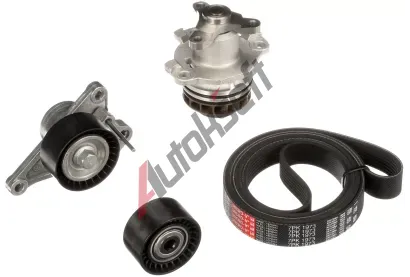GATES Vodn pumpa klnovho drkovho emenu Micro-V Kit GT KP17PK1973, KP17PK1973