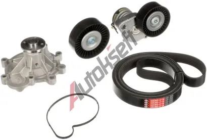 GATES Vodn pumpa klnovho drkovho emenu Micro-V Kit GT KP17PK2418, KP17PK2418