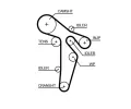 GATES Vodn pumpa - sada ozubenho emene PowerGrip GT KP25649XS-1, KP25649XS-1