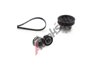 GATES Vodn pumpa klnovho drkovho emenu Micro-V Kit GT KP26PK1183, KP26PK1183