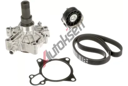 GATES Vodn pumpa klnovho drkovho emenu Micro-V Kit GT KP56PK1218, KP56PK1218