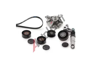 GATES Vodn pumpa klnovho drkovho emenu Micro-V Kit GT KP66PK2500, KP66PK2500