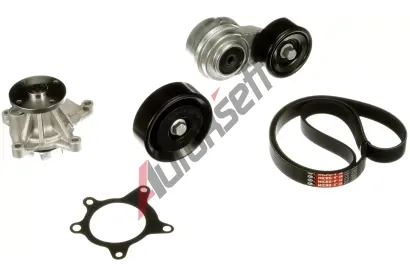 GATES Vodn pumpa klnovho drkovho emenu Micro-V Kit GT KP96PK2138, KP96PK2138
