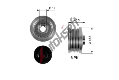 GATES Alterntorov volnobka DriveAlign GT OAP7032, OAP7032