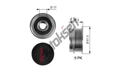 GATES Alterntorov volnobka DriveAlign GT OAP7041, OAP7041