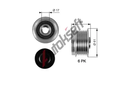 GATES Alterntorov volnobka DriveAlign GT OAP7042, OAP7042