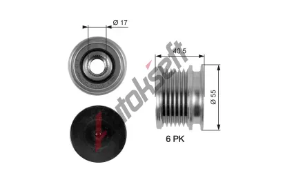 GATES Alterntorov volnobka DriveAlign GT OAP7057, OAP7057