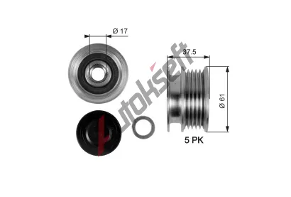 GATES Alterntorov volnobka DriveAlign GT OAP7108, OAP7108