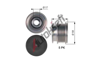 GATES P�edstihov� spojka DriveAlign� GT OAP7126, OAP7126