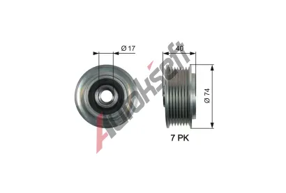 GATES Předstihová spojka DriveAlign® GT OAP7159, OAP7159 GATES Předstihová spojka DriveAlign® GT OAP7159, OAP7159
