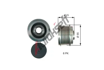 GATES Alterntorov volnobka DriveAlign GT OAP7219, OAP7219