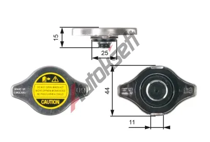 GATES Uzavrac vko - chladi GT RC127, RC127