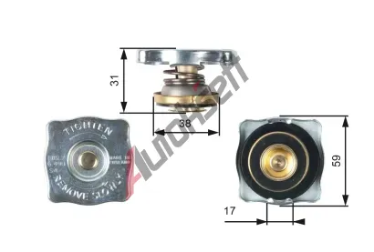 GATES Uzavrac vko - chladi GT RC130, RC130