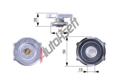 GATES Uzavrac vko - chladi GT RC135, RC135