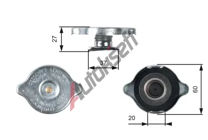 GATES Uzavrac vko GT RC217, RC217