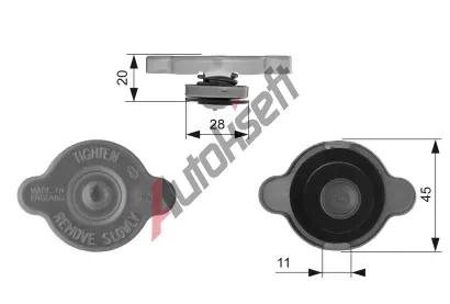 GATES Uzavrac vko GT RC232, RC232