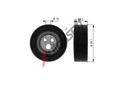 GATES Vratn/vodc kladka drkovho klnovho emenu DriveAlign GT T36016, T36016