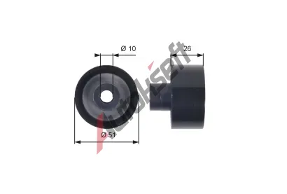 GATES Vratn/vodc kladka drkovho klnovho emenu DriveAlign GT T36090, T36090