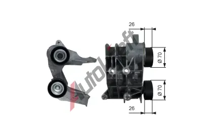 GATES Napnac kladka drkovho klnovho emenu DriveAlign GT T36107, T36107