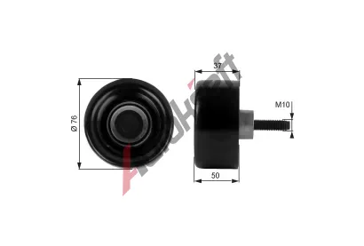 GATES Vratn/vodc kladka drkovho klnovho emenu DriveAlign GT T36186, T36186