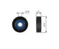 Vratn� / vodic� kladka dr�kov�ho kl�nov�ho �emenu&nbsp;GATES&nbsp;&dash;&nbsp;GT T36208