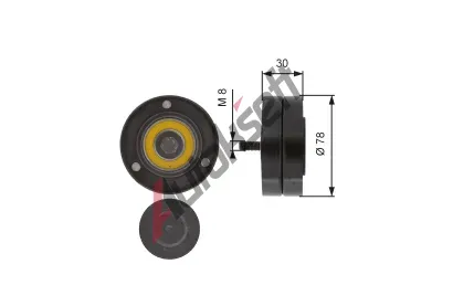 GATES Vratná/vodící kladka drážkového klínového řemenu DriveAlign® GT T36236, T36236 GATES Vratná/vodící kladka drážkového klínového řemenu DriveAlign® GT T36236, T36236