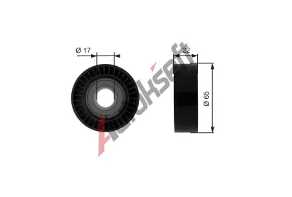 GATES Vratn / vodic kladka drkovho klnovho emenu DriveAlign GT T36257, T36257