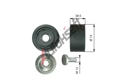 GATES Vratn / vodic kladka drkovho klnovho emenu FleetRunner GT T36285, T36285
