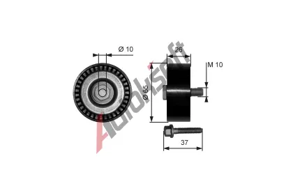 GATES Vratn/vodc kladka drkovho klnovho emenu DriveAlign GT T36300, T36300
