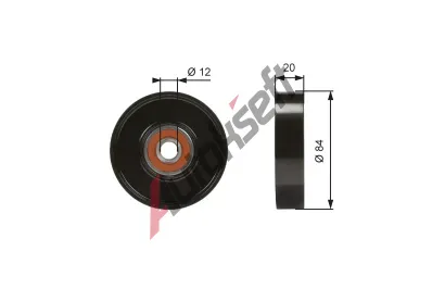 GATES Nap�nac� kladka dr�kov�ho kl�nov�ho �emenu DriveAlign� GT T36321, T36321