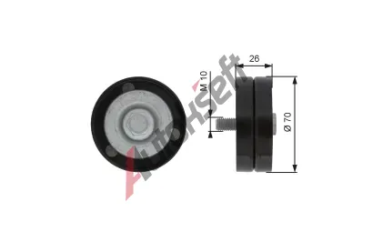 GATES Vratn/vodc kladka drkovho klnovho emenu DriveAlign GT T36363, T36363