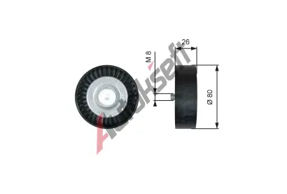 GATES Vratn / vodic kladka drkovho klnovho emenu DriveAlign GT T36367, T36367