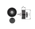 GATES Vratn / vodic kladka drkovho klnovho emenu DriveAlign ‐ GT T36385