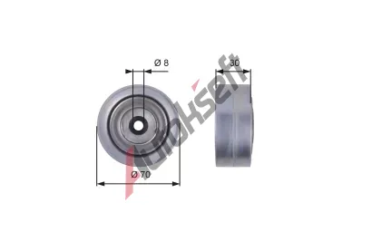 GATES Vratn/vodc kladka drkovho klnovho emenu DriveAlign GT T36386, T36386