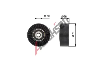 GATES Vratn/vodc kladka drkovho klnovho emenu DriveAlign GT T36393, T36393