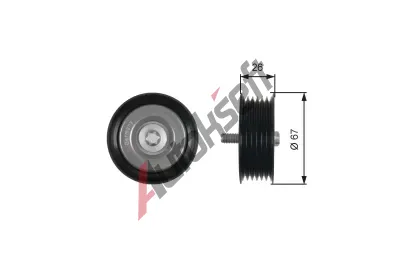 GATES Vratn / vodic kladka drkovho klnovho emenu DriveAlign GT T36438, T36438